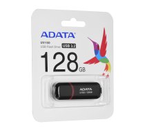 Adata Pendrive UV150 128GB USB3.2 black | SGADA3128UV150B  | 4713435796320 | AUV150-128G-RBK