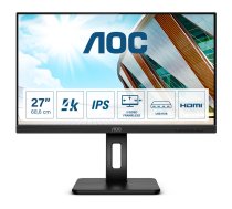 AOC P2 U27P2 LED display 68.6 cm (27") 3840 x 2160 pixels 4K Ultra HD Black | U27P2  | 4038986187343 | MONAOCMON0121