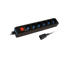 Techly UPS power strip with 6 sockets, 1,5m black | ALTEYZA00300415  | 8057685300415 | 300415