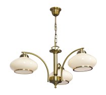 Activejet Classic ceiling chandelier pendant lamp RITA Patina triple 3xE27 for living room | AJE-RITA 3P Patyna  | 5901443116523 | OSWACJLSU0015