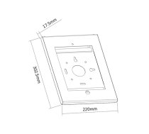 Maclean Universal Advertising Handle for iPad 2/3/4/Air/Air2 MC-676 | AJMCLBMACLMC676  | 5902211102090 | MC-676