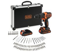 Black & Decker BDCHD18BAFC-QW drill 1400 RPM Black, Orange | BDCHD18BAFC-QW  | 5035048653722 | WLONONWCR0319