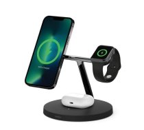 Belkin BOOST CHARGE PRO 3-in-1 wireless charging cradle MagSafe black | WIZ017VFBK  | 745883836611 | LADBEISIC0003