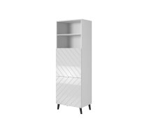 Cabinet ABETO 60x40x176.5 cm white/gloss white | ABETO WIT BI  | 5903815007576 | BIWCMMPDR0061