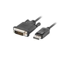 Lanberg Cable DisplayPort - DVI -D M/M 3m black | AKLAGKV00000002  | 5901969416435 | CA-DPDV-10CU-0030-BK