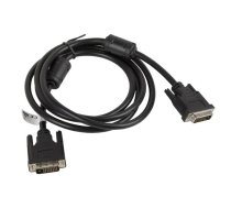 Lanberg Cable DVI-D(24+1) - DVI -D(24+1) M/M 1.8M Black | AKLAGVD00000002  | 5901969413427 | CA-DVID-10CC-0018-BK