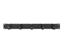 Qoltec Cable organizer for 19inches RACKs, 1U | NUQOLTN00054515  | 5901878545158 | 54515