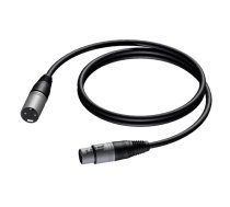 PROCAB CABLE XLR MALE-XLR FEMALE 0.5 M | AKPOCAJAUDIO019  | 5414795002005 | 1KPBA136