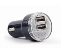 Gembird Car charger 2xUSB 2.1A black | ASGEMLU00000006  | 8716309115674 | EG-U2C2A-CAR-02