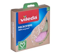 Cleaning Cloth Vileda Microfibre 100% Recycled 3 pcs. | 168310  | 4023103228634 | SPDVI1SCI0002