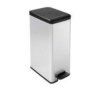 Curver Slim Bin 40L Square Plastic Black, Silver | 213298  | 3253922340007 | WLONONWCRBPP5