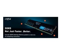 DDR5 8GB/4800 CL40 (16Gbit) | CT8G48C40U5-Veikalā  | 649528905611 | SACRC500848VR10