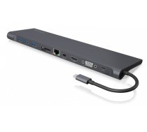 IcyBox Docking Station IB-DK2102-C USB TYPE C | AYICYS000000019  | 4250078167129 | IB-DK2102-C