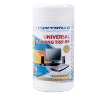 Esperanza ES105 Universal cleaning wipes - 100 items | ES105  | 5905784766782 | ARCESPCHU0001