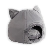 GO GIFT cat bed - grey - 40x40x34 cm | DLKGGFLEG0003  | 5905359297901 | DLKGGFLEG0003