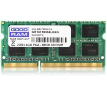 GOODRAM DDR3 SODIMM 4GB/1600 CL11 | SBGOD3G04V1  | 5908267903292 | GR1600S364L11S/4G