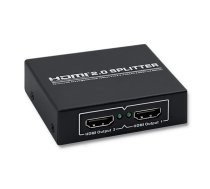 Qoltec HDMI Splitter 1x2 v.2.0 | AVQOLS000052332  | 5901878523323 | 52332