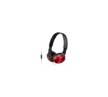 Sony Headset MDR-ZX310AP Red | UHSONRMP0000002  | 4905524942194 | MDRZX310APR.CE7