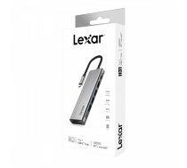 Lexar Hub 7-in-1 USB-C USB3.2 Gen1. Type-C, 3xUSB-A HDMI, SD, microSD slot. PD 100W | SRLXRZKLPAH31N0  | 843367128907 | LPAH31N-RNHNG