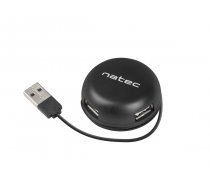 Natec Hub USB 4 port Bumblebee USB 2.0 black | NUNATUS4P000013  | 5901969417036 | NHU-1330