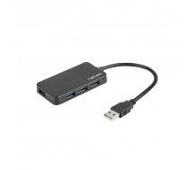 Natec Hub USB3.0 4-Port Moth black | NUNATUS4P000015  | 5901969417173 | NHU-1342