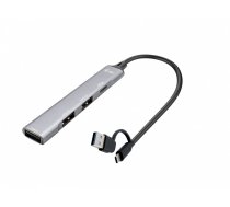 i-tec i-tec USB-C/A HUB 1x US B3.0 + 3x USB2.0 | NUITCUS4P000022  | 8595611706868 | CAHUBMETALMINI4