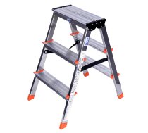 Krause Dopplo double-sided step ladder silver | 120397  | 4009199120397 | NREKREDRA0005