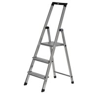 Krause Solidy Folding ladder silver | 126214  | 4009199126214 | NREKREDRA0016