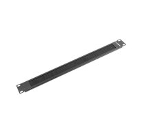 Lanberg 19'' Rack Brush Panel 1U black | NULAGR000000020  | 5901969403657 | AK-1101-B