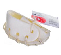 MACED Leather shoe White - dog chew - 7.5 cm | DLSMDEZWI0001  | 5907489303248 | DLSMDEZWI0001