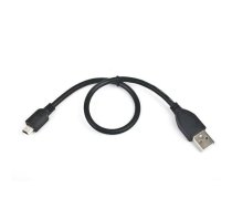 Gembird Mini USB Cable l USB 2.0 l 5 pins 0.3m black | AKGEM001455  | 8716309060738 | CCP-USB2-AM5P-1
