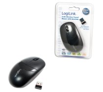LogiLink Mouse Optical Wireless 2.4 GHz with 3 Button, black | UMLLIID0069  | 4052792007046 | ID0069