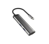 Natec Multi Port Fowler Slim USB-C PD, 2x USB 3.0 | AINATA000000005  | 5901969437232 | NMP-1984