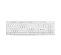 Natec Keyboard Nautilus US slim white | UKNATRSP0000036  | 5901969435405 | NKL-1951