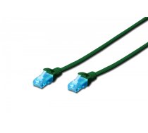 Digitus Patch cord U/UTP kat.5e PVC 5m green | AKASSKSP5000039  | 4016032199120 | DK-1512-050/G