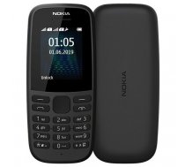 Nokia Phone 105 2019 Dual Sim Black | TA-1174 PL BLACK  | 6438409035790