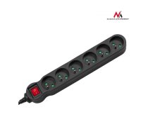 Maclean Power strip 3m MCE187 2300W black | ALMCLZALIMCE187  | 5902211108108 | MCE187