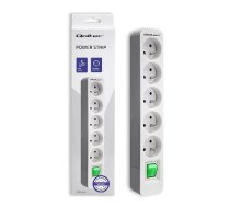 Qoltec Power strip 5 sockets, 1.8m | ALQOLZB00050290  | 5901878502908 | 50290