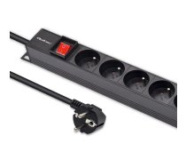 Qoltec Power strip for RACK 16A PDU,16xFRENCH,vertical | NUQOLTP00054604  | 5901878546049 | 54604