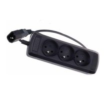 Natec Power Strip for UPS 0.6m (3 sockets) Black | ALNATS000000001  | 5908257126915 | NSP-0517