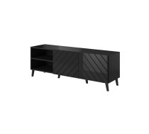 RTV cabinet ABETO 150x42x52 black glossy | ABETO RTV150 CZ  | 5903815006432 | STVCMMZPM0202