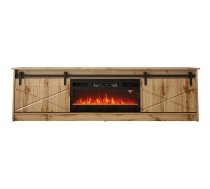 RTV GRANERO + fireplace cabinet 200x56.7x35 oak wotan | GRANERO+KOM WOT  | 5903815007439 | STVCMMZPM0250