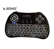 Savio Wireless keyboard KW-02 | AVSAOIMSAVMKL02  | 5901986044055 | SAVIO KW-02