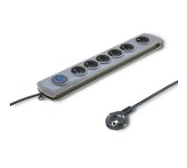 Qoltec Surge protector 6 sockets, 5m | ALQOLPE00050199  | 5901878501994 | 50199