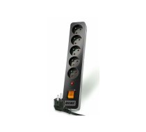 Acar Surge Protector X5 1.5m black | ALACAPBX5000001  | 5904743525309 | W0179