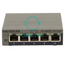 Netgear Switch Unmanaged Plus 5xGE - GS105E | NUNTGSW5P000004  | 606449101522 | GS105E-200PES