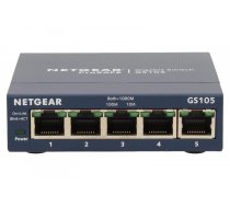 Netgear Switch Unmanaged Plus 5xGE - GS105GE | NUNTGSW0507  | 606449029673 | GS105GE