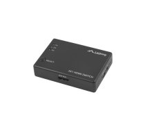 Lanberg Switch video 3xHDMI + port micro USB czarny | SWV-HDMI-0003  | 5901969424331 | PERLAESPL0001