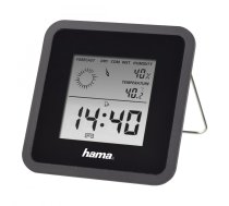 Hama Thermo/hygrometer Hama TH50 black | QUHAMTZ00186370  | 4047443415042 | 186370