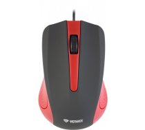 YENKEE USB wired mouse, 3 buttons, rubberized surface | UMYENRPDMS1015R  | 8590669176908 | YMS 1015RD SUVA